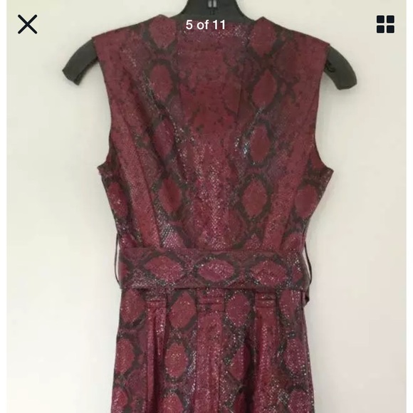 ALEXANDER MCQUEEN SNAKESKIN DRESS IT42 MSRP $6995 - Picture 5 of 10